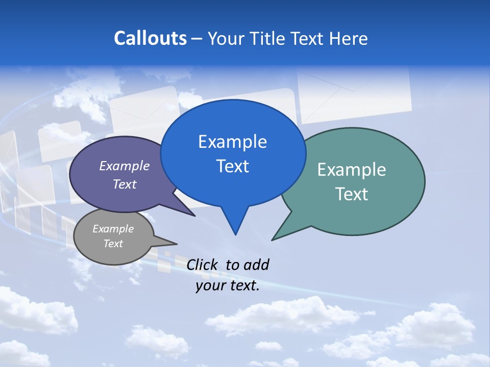 Sky Letter PowerPoint Template