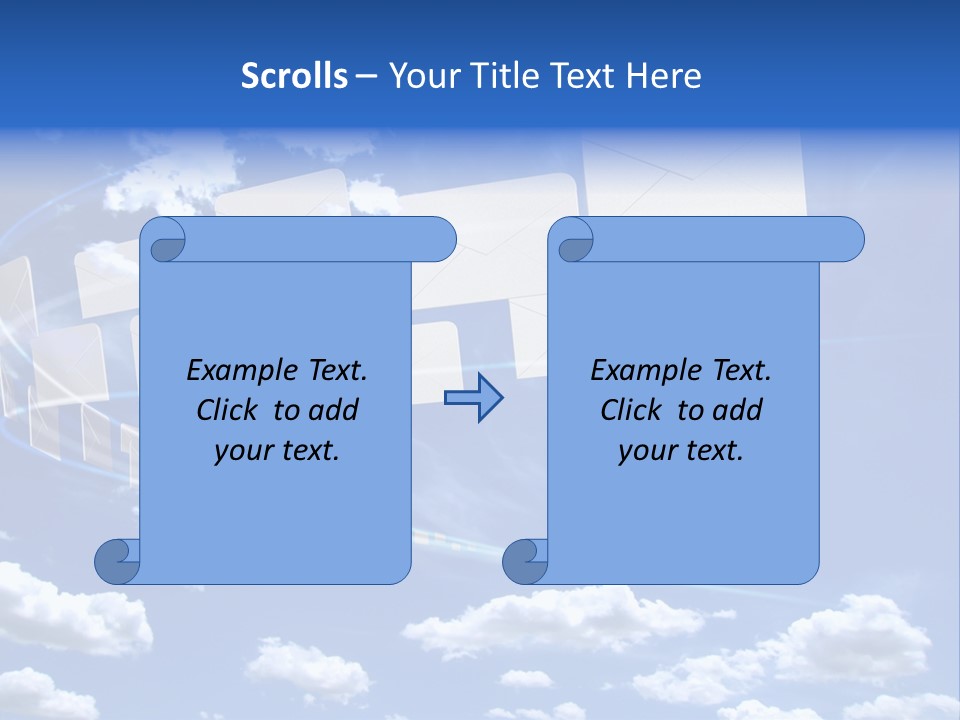 Sky Letter PowerPoint Template