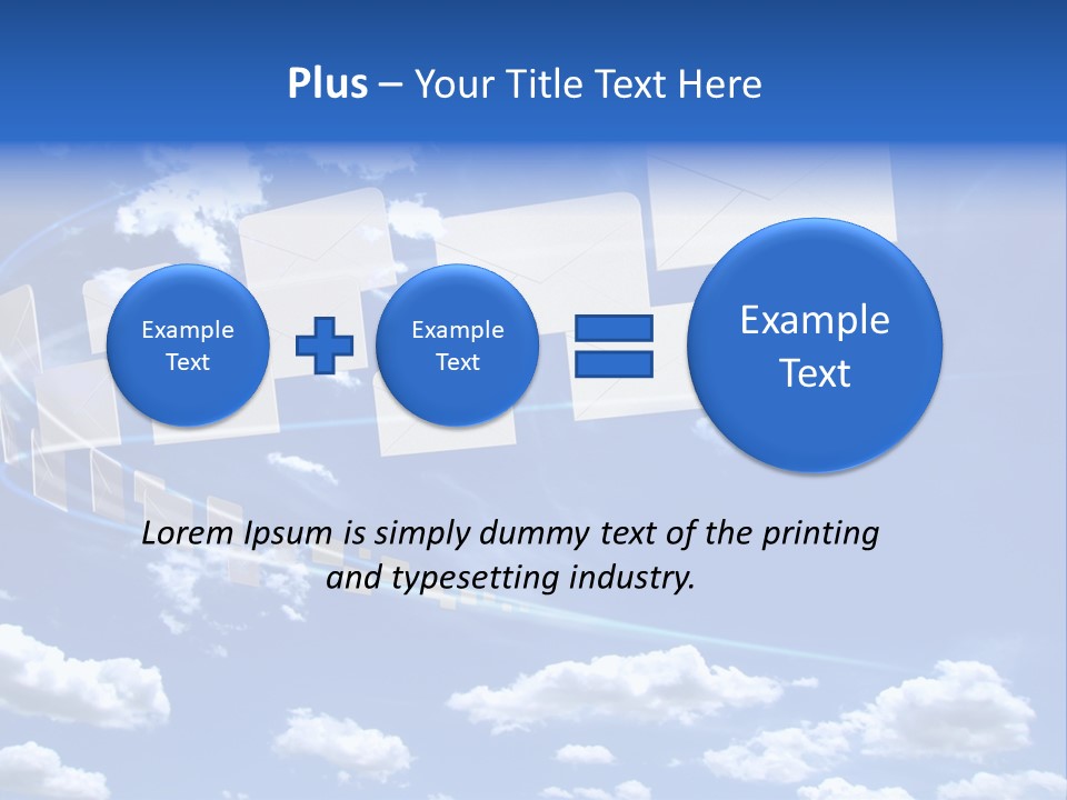Sky Letter PowerPoint Template
