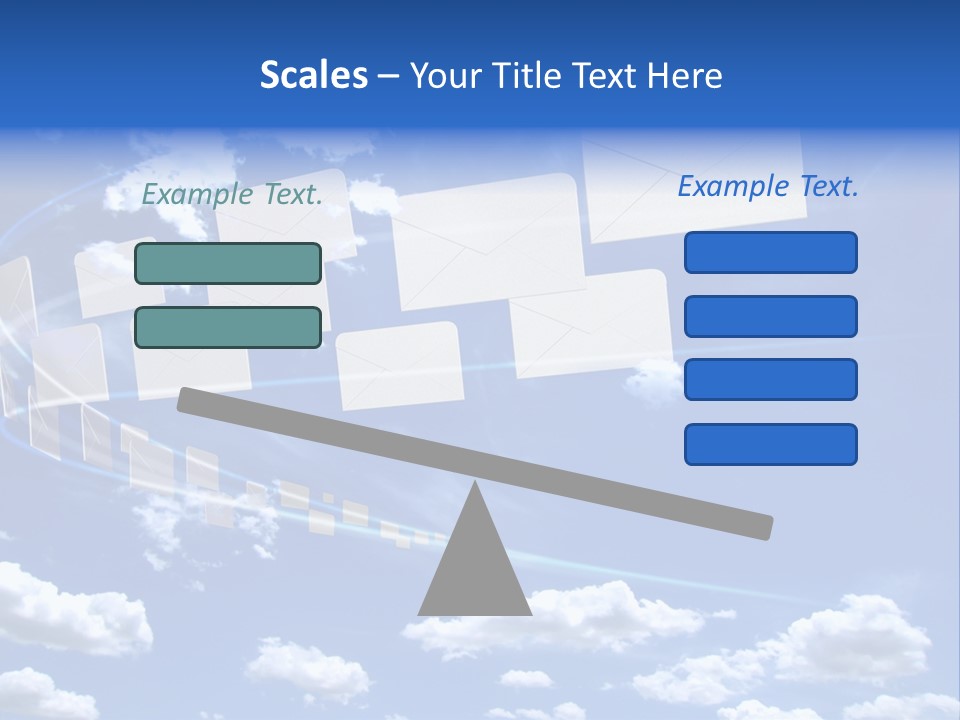 Sky Letter PowerPoint Template