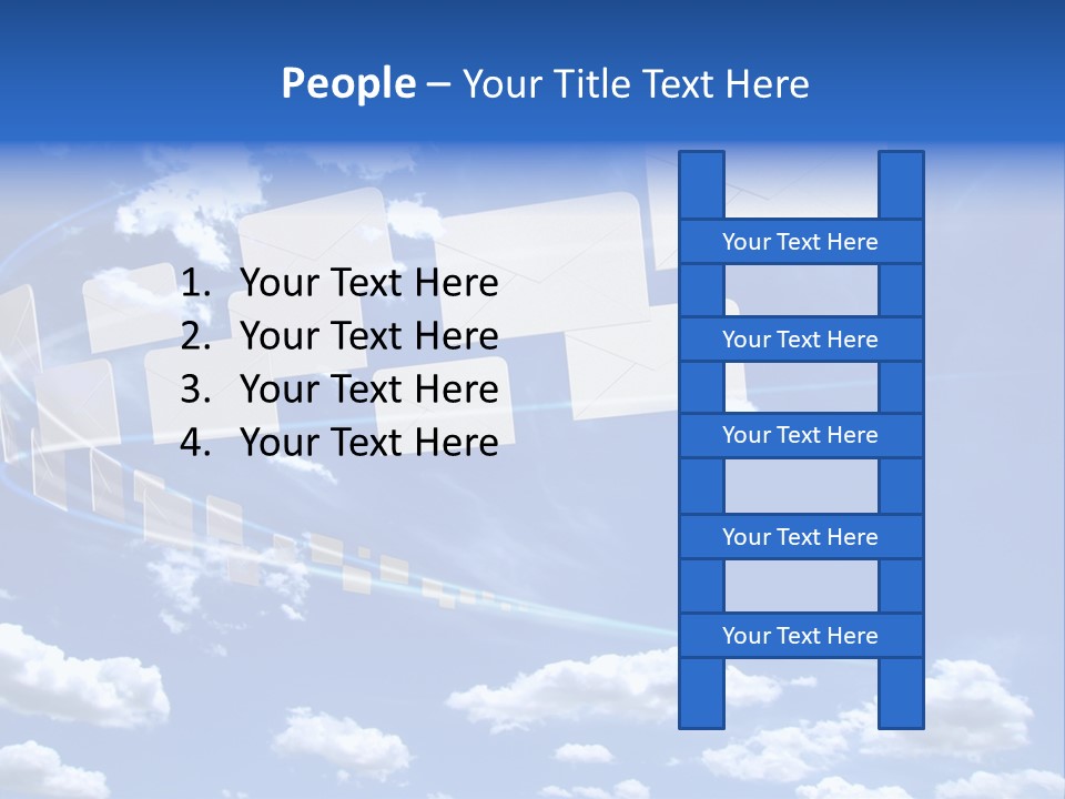 Sky Letter PowerPoint Template
