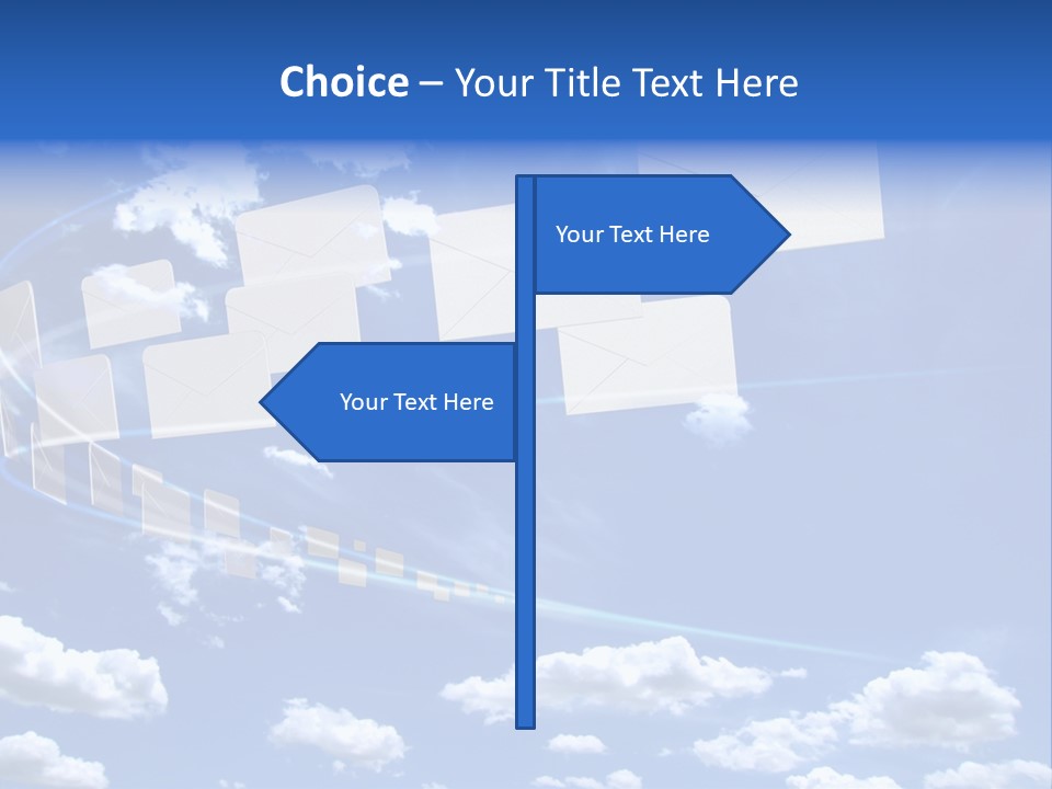 Sky Letter PowerPoint Template