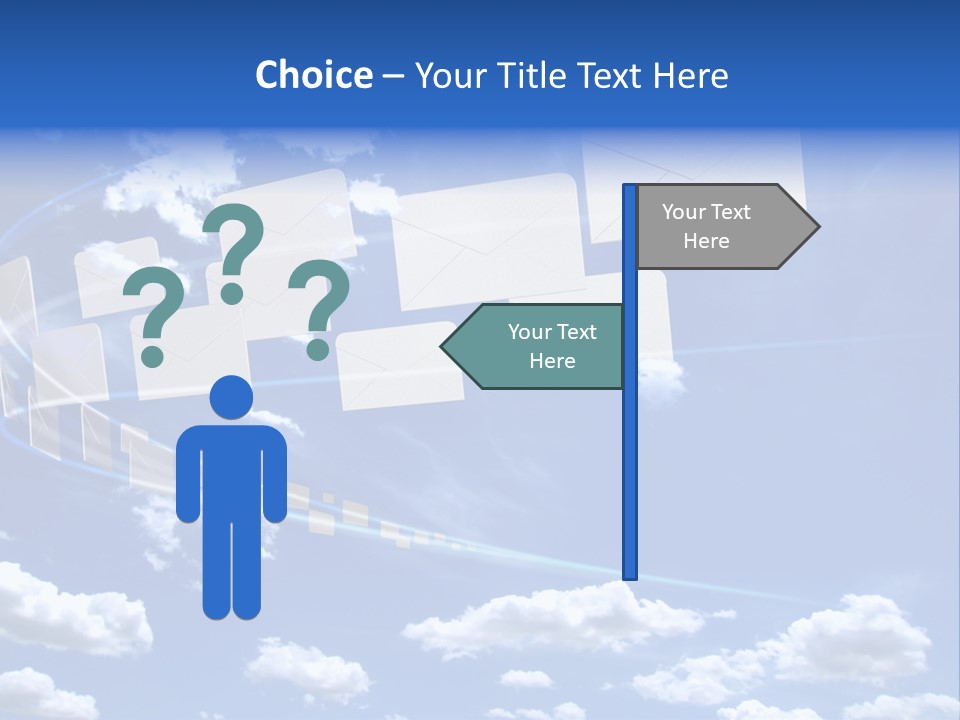 Sky Letter PowerPoint Template