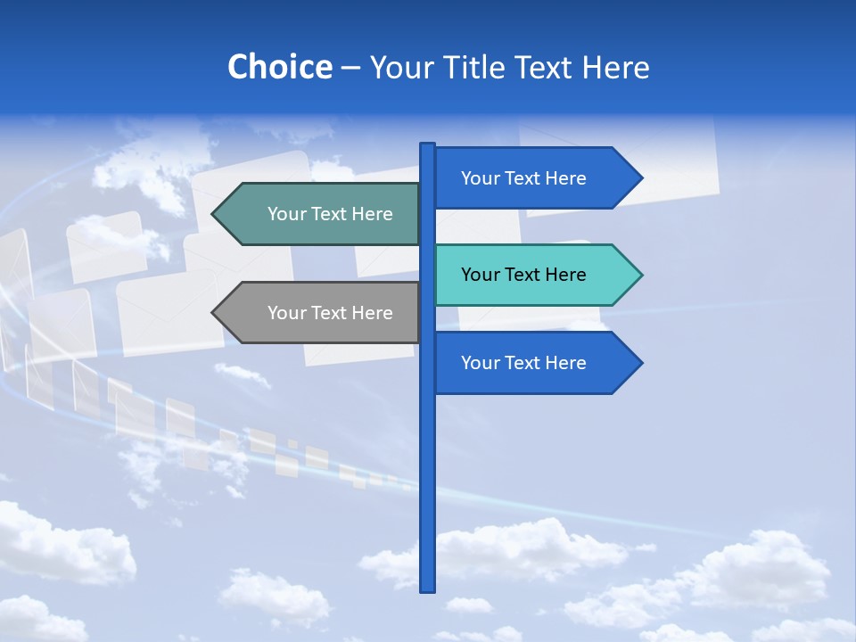 Sky Letter PowerPoint Template