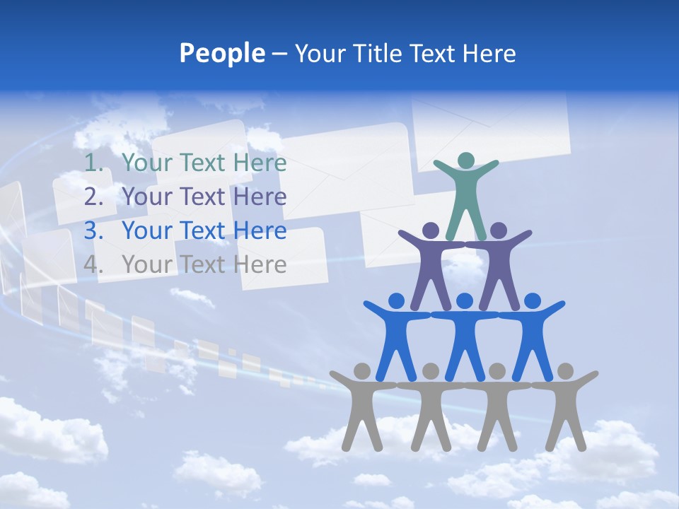Sky Letter PowerPoint Template