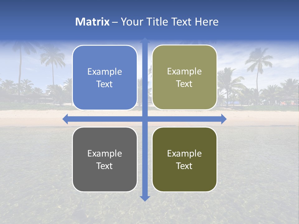 Two Workers On The Roof Of A Building Working On The Air Conditioning Unit. PowerPoint Template