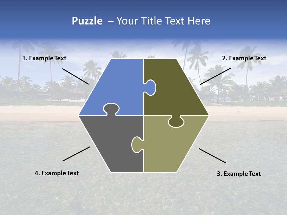 Two Workers On The Roof Of A Building Working On The Air Conditioning Unit. PowerPoint Template