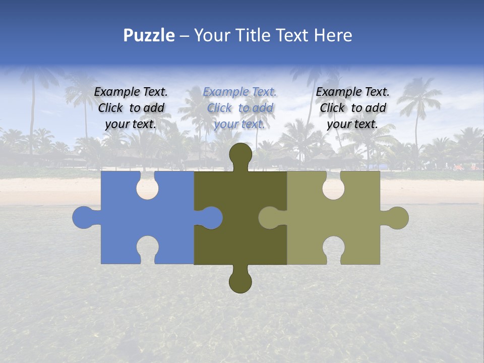 Two Workers On The Roof Of A Building Working On The Air Conditioning Unit. PowerPoint Template