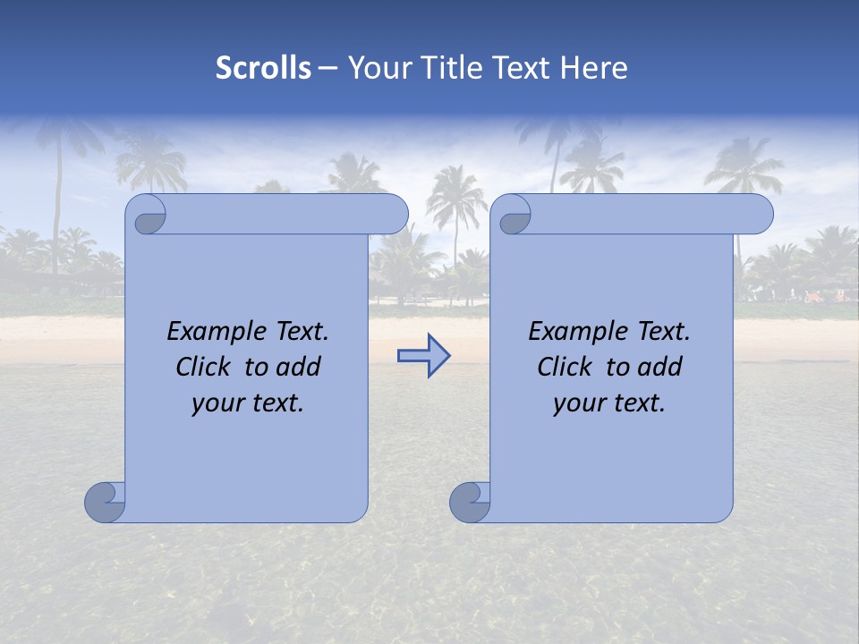 Two Workers On The Roof Of A Building Working On The Air Conditioning Unit. PowerPoint Template