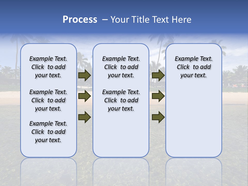 Two Workers On The Roof Of A Building Working On The Air Conditioning Unit. PowerPoint Template
