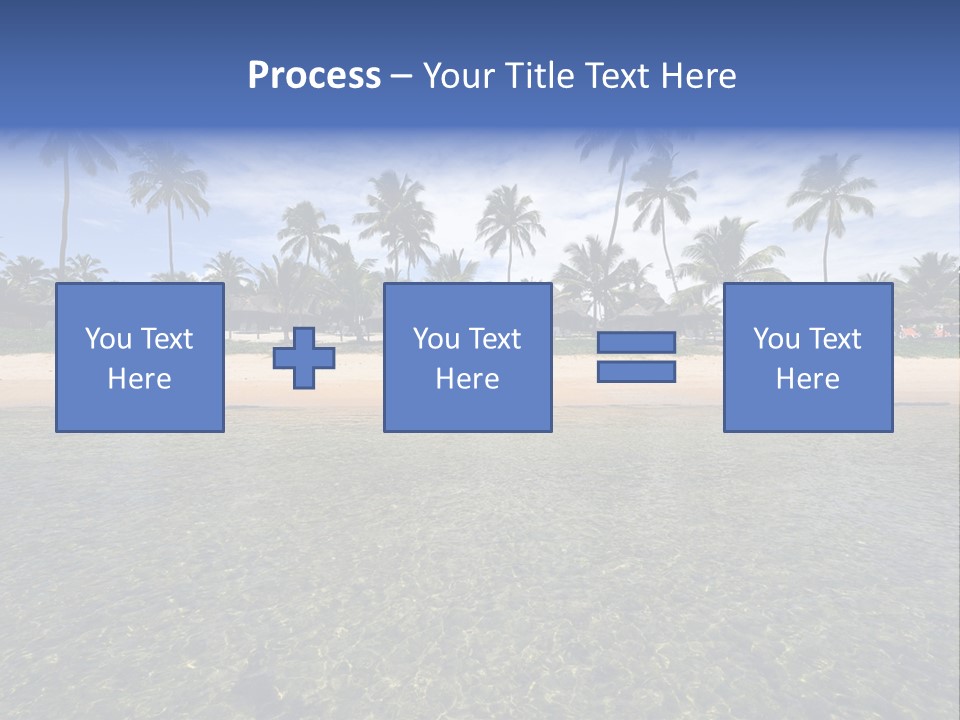 Two Workers On The Roof Of A Building Working On The Air Conditioning Unit. PowerPoint Template