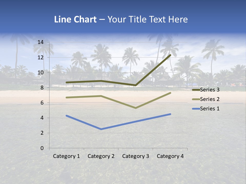 Two Workers On The Roof Of A Building Working On The Air Conditioning Unit. PowerPoint Template