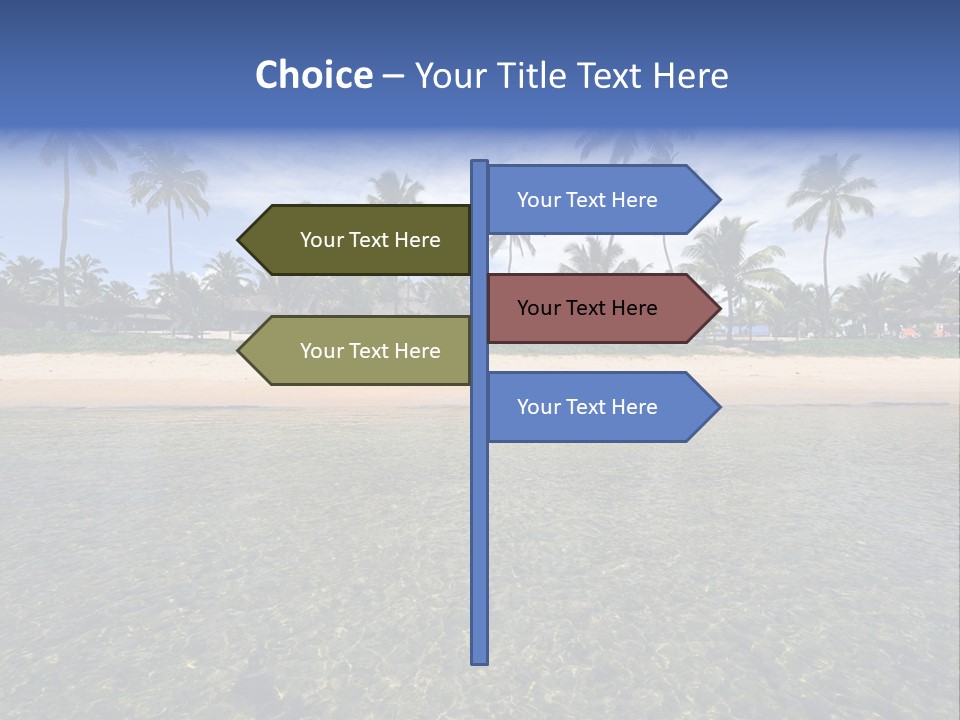Two Workers On The Roof Of A Building Working On The Air Conditioning Unit. PowerPoint Template