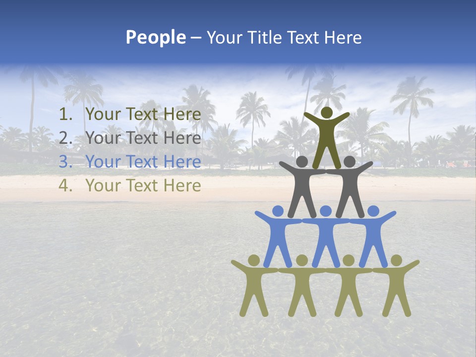 Two Workers On The Roof Of A Building Working On The Air Conditioning Unit. PowerPoint Template