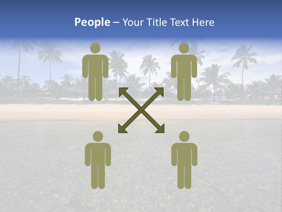 Two Workers On The Roof Of A Building Working On The Air Conditioning Unit. PowerPoint Template