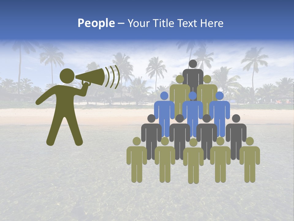 Two Workers On The Roof Of A Building Working On The Air Conditioning Unit. PowerPoint Template