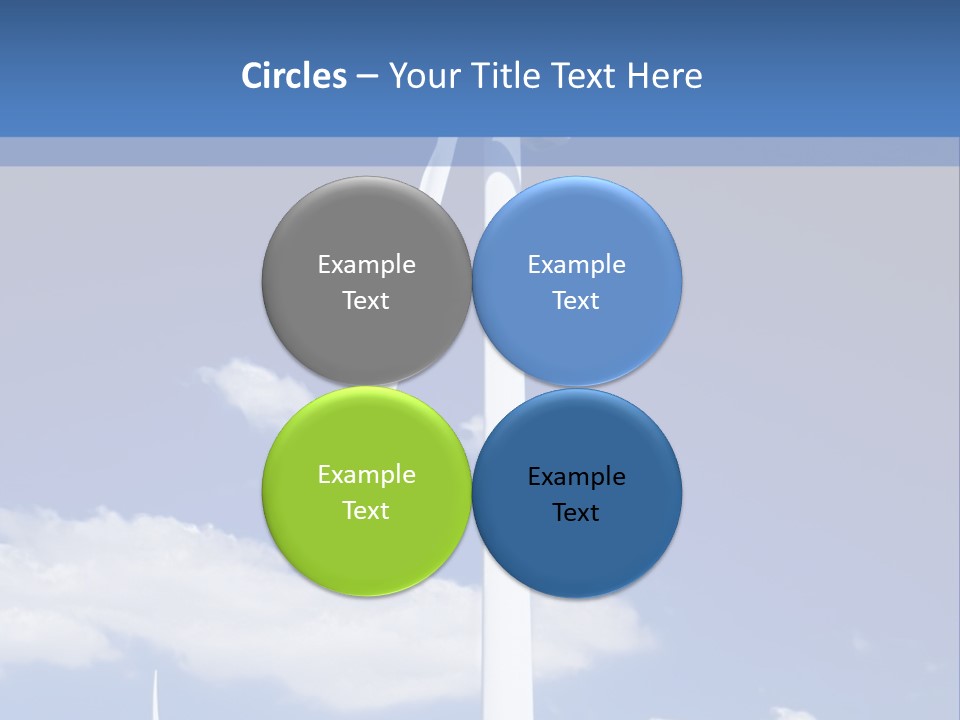 3D Rendering Of A Circle Of White Chairs And A Red One PowerPoint Template