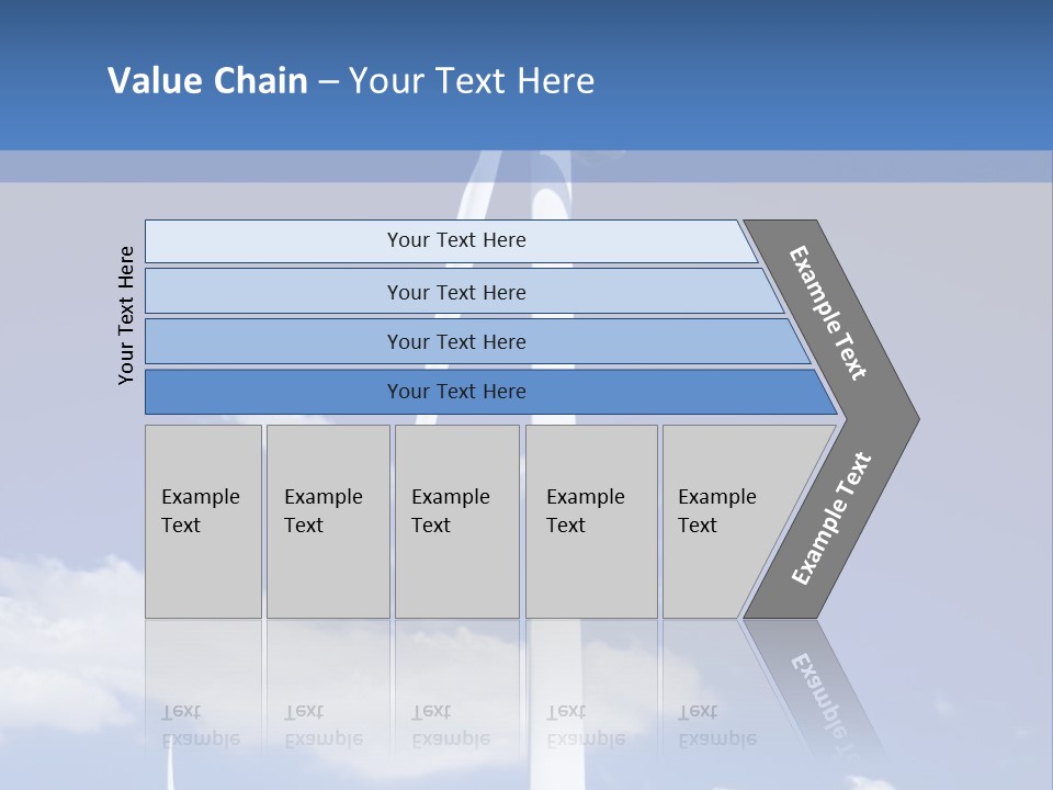 3D Rendering Of A Circle Of White Chairs And A Red One PowerPoint Template