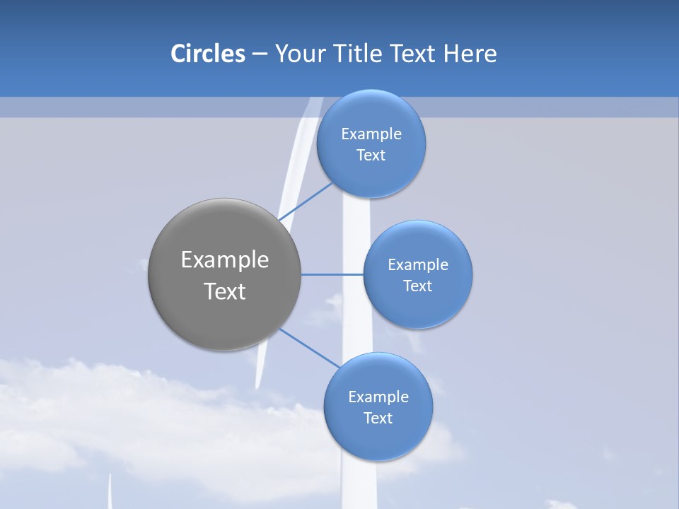 3D Rendering Of A Circle Of White Chairs And A Red One PowerPoint Template