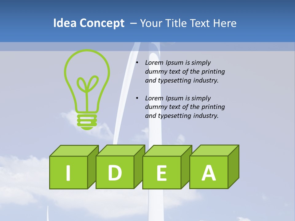 3D Rendering Of A Circle Of White Chairs And A Red One PowerPoint Template
