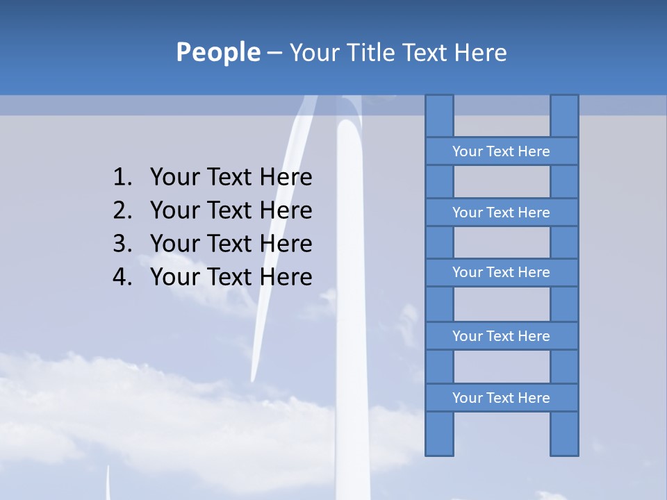 3D Rendering Of A Circle Of White Chairs And A Red One PowerPoint Template