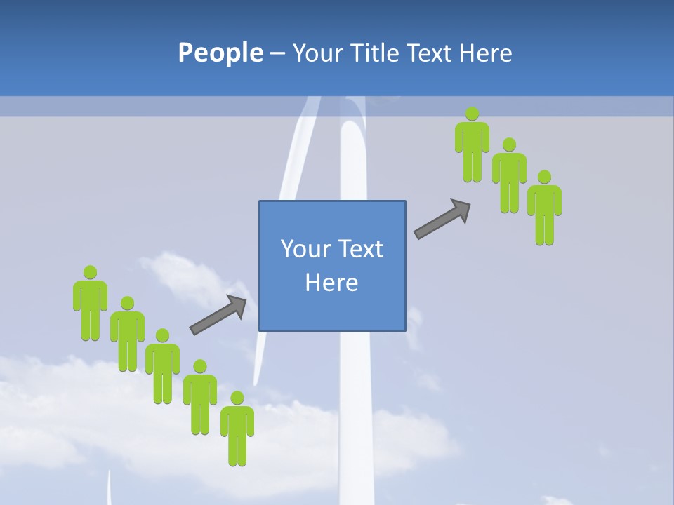 3D Rendering Of A Circle Of White Chairs And A Red One PowerPoint Template