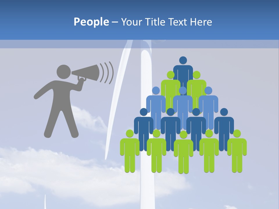 3D Rendering Of A Circle Of White Chairs And A Red One PowerPoint Template