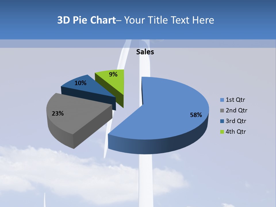 3D Rendering Of A Circle Of White Chairs And A Red One PowerPoint Template