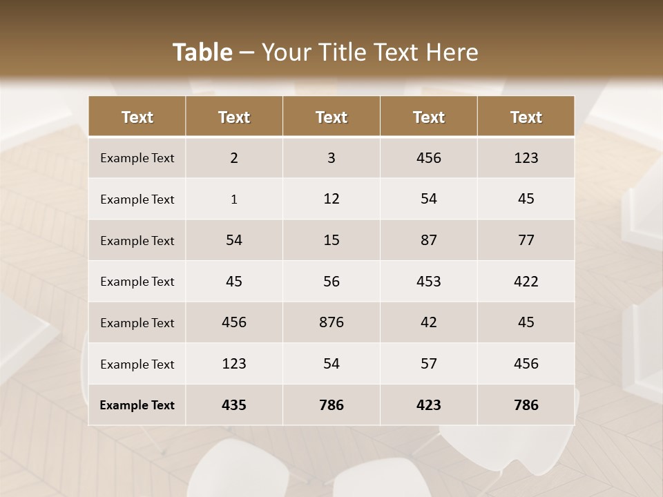 A Circle Of Chairs With A Red Heart In The Middle PowerPoint Template