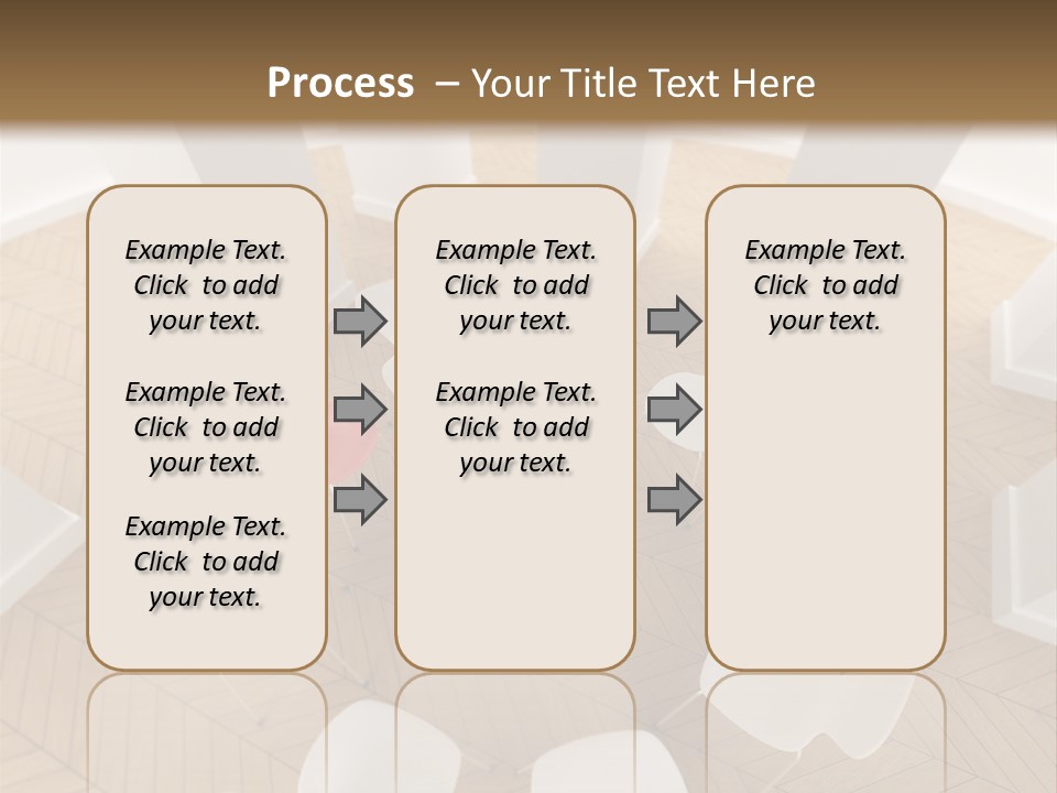 A Circle Of Chairs With A Red Heart In The Middle PowerPoint Template