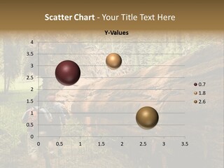 Men Hiking Along Fallen Redwood Tree In Sequoia National Park PowerPoint Template