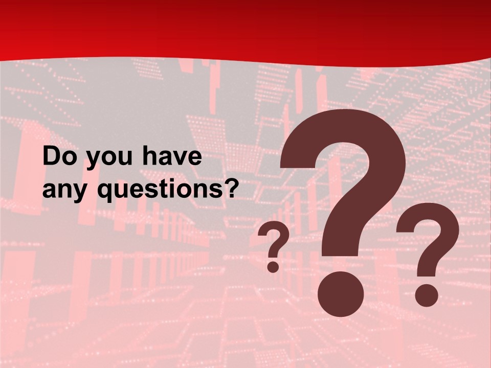 Square Red Matrix Background PowerPoint Template