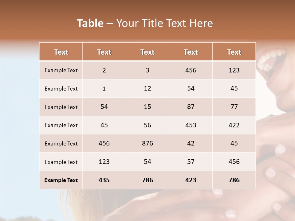 A Man And A Woman Are Smiling For The Camera PowerPoint Template