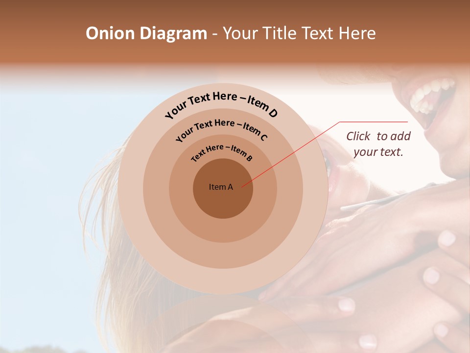 A Man And A Woman Are Smiling For The Camera PowerPoint Template