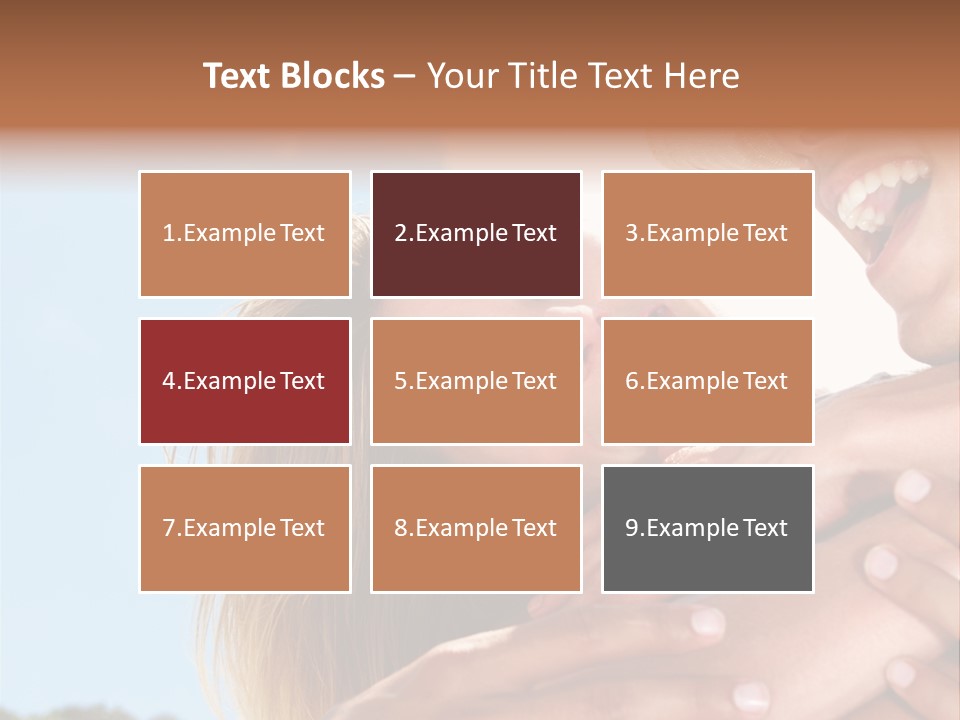 A Man And A Woman Are Smiling For The Camera PowerPoint Template