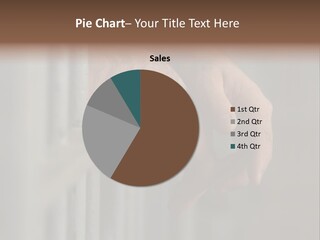 Mans Hands Behind Bars In Jail Or Prison PowerPoint Template