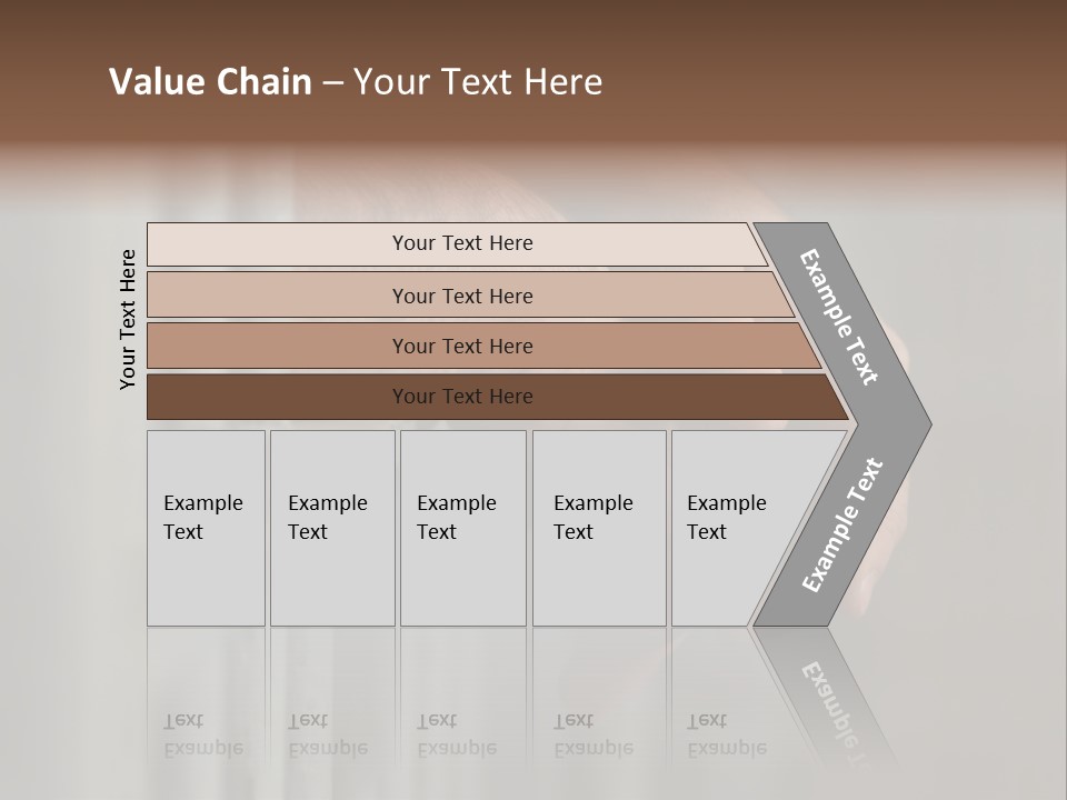 Mans Hands Behind Bars In Jail Or Prison PowerPoint Template
