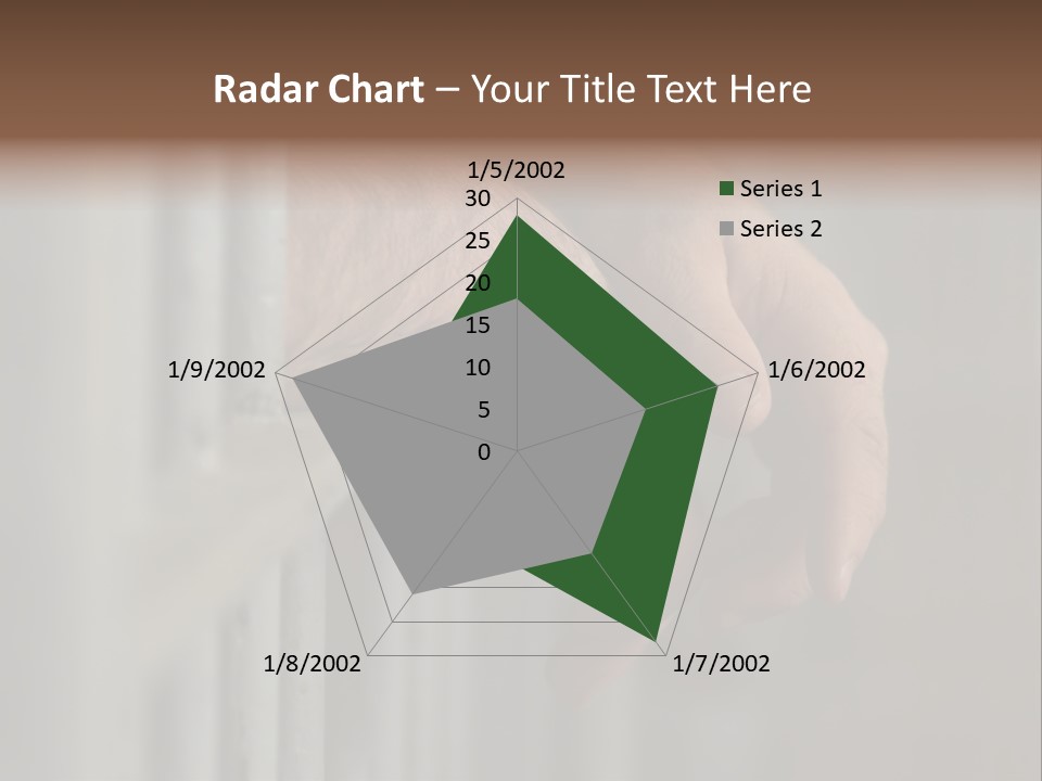 Mans Hands Behind Bars In Jail Or Prison PowerPoint Template