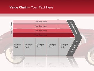 1936 Vintage Convertible Isolated With Clipping Path PowerPoint Template