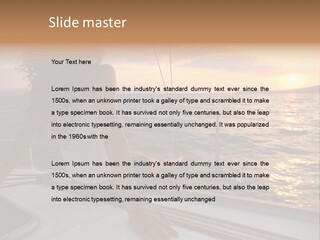 Fresh Green Apple With Water Drops PowerPoint Template