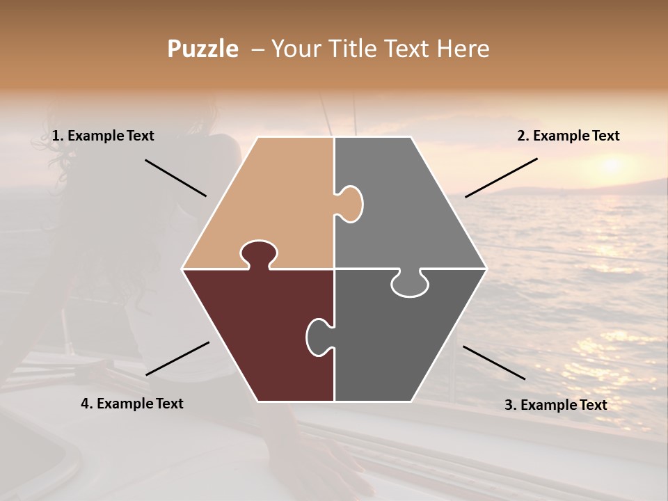 Fresh Green Apple With Water Drops PowerPoint Template