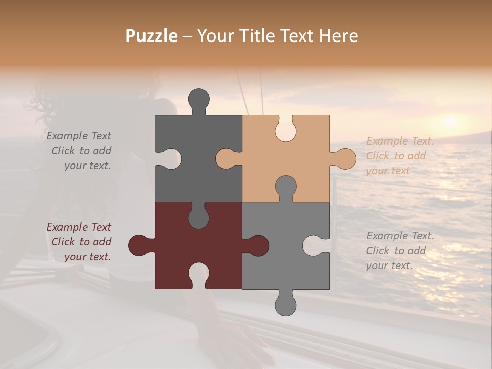 Fresh Green Apple With Water Drops PowerPoint Template