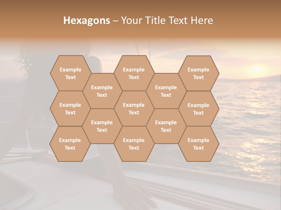 Fresh Green Apple With Water Drops PowerPoint Template