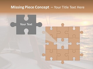 Fresh Green Apple With Water Drops PowerPoint Template