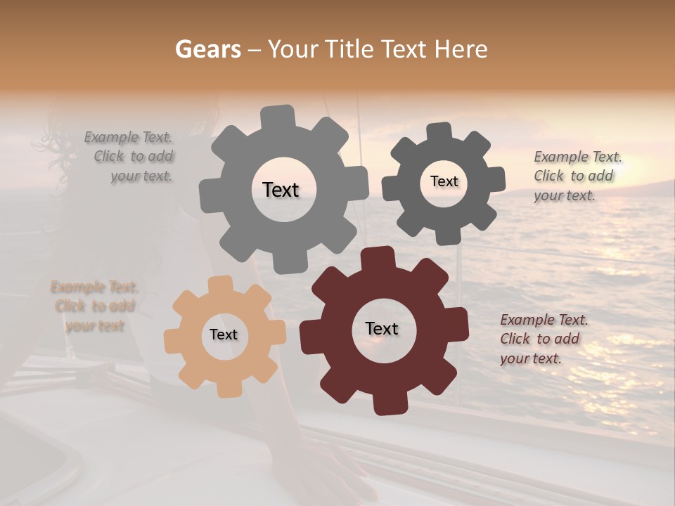 Fresh Green Apple With Water Drops PowerPoint Template