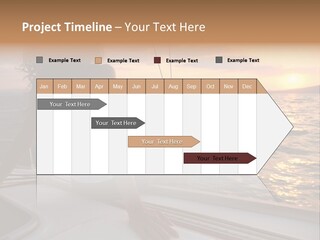 Fresh Green Apple With Water Drops PowerPoint Template