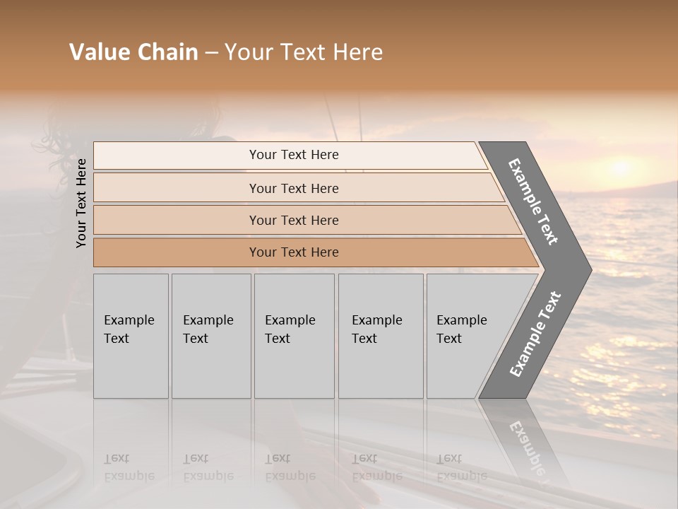 Fresh Green Apple With Water Drops PowerPoint Template