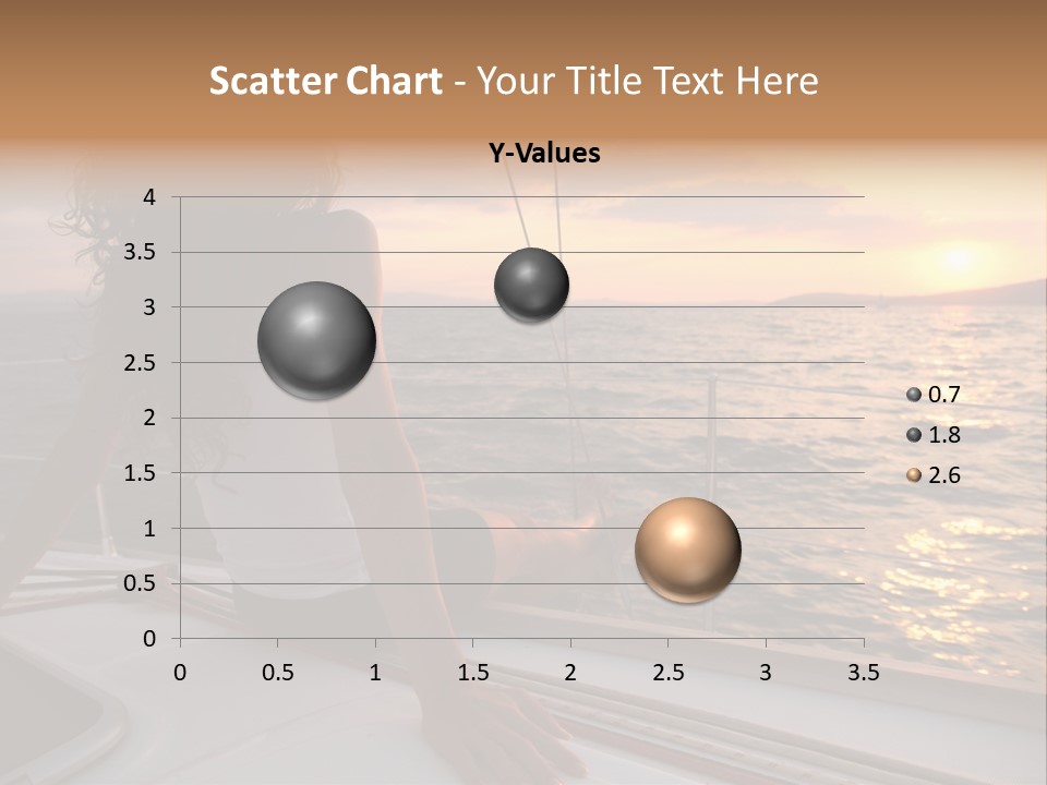 Fresh Green Apple With Water Drops PowerPoint Template