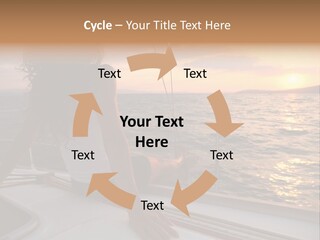 Fresh Green Apple With Water Drops PowerPoint Template