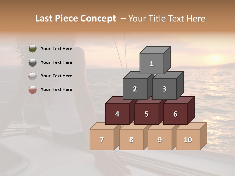 Fresh Green Apple With Water Drops PowerPoint Template